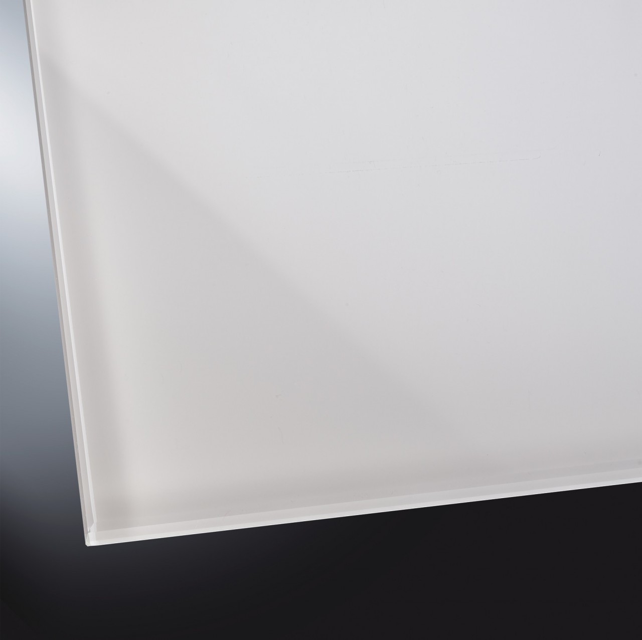 Lacobel Farbglas Color-Glas Deko 6 mm Weiss  Pure White Wunsch-Zuschnitt TOP